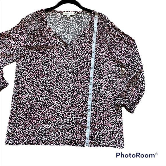 Rachel Zoe V Neck Floral Blouse | M - Picture 4 of 6